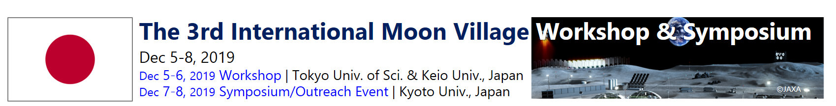 The 3rd International Moon Village Workshop & Symposium